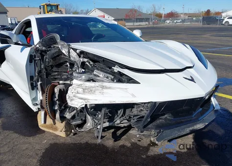 2023 Chevrolet Corvette Stingray Rwd 1Lt из США, поврежденный, VIN 1G1YA2D45P5111481
